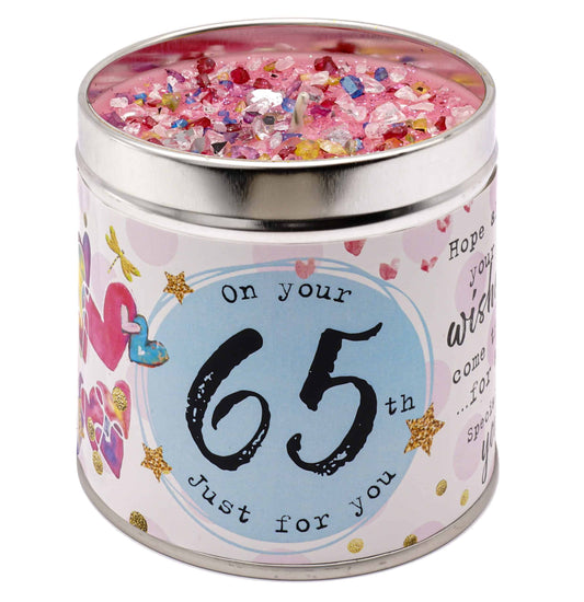 JUST BECAUSE AGE CANDLES – 65TH