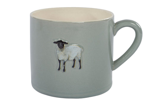 SHEEP EMBOSSED MUG - giftware