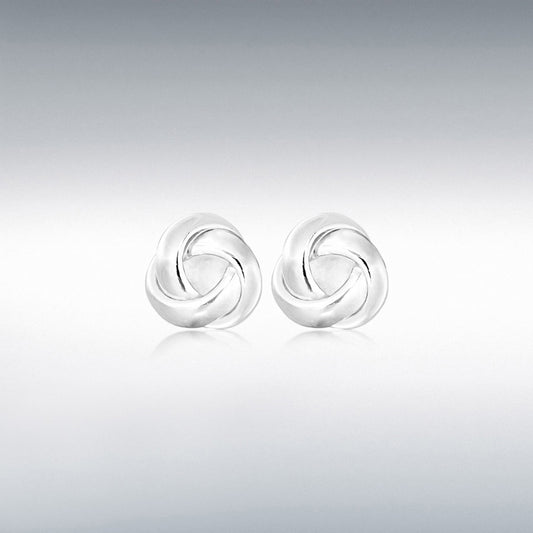 STERLING SILVER  KNOT STUD EARRINGS